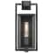 Nuvo Exhibit 1-Lgt Small Wall Lantern - Matte Black / Clear Beveled Glass 60/7543 - alternate 8